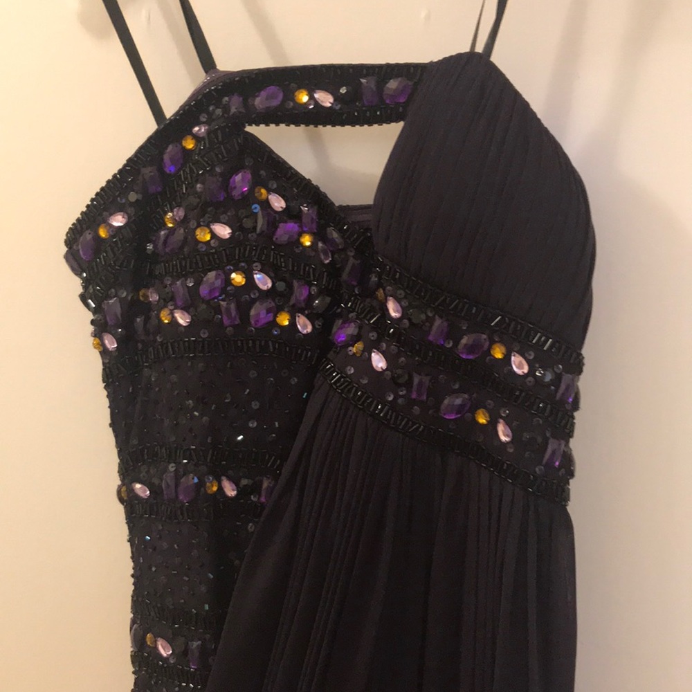 Purple prom dress